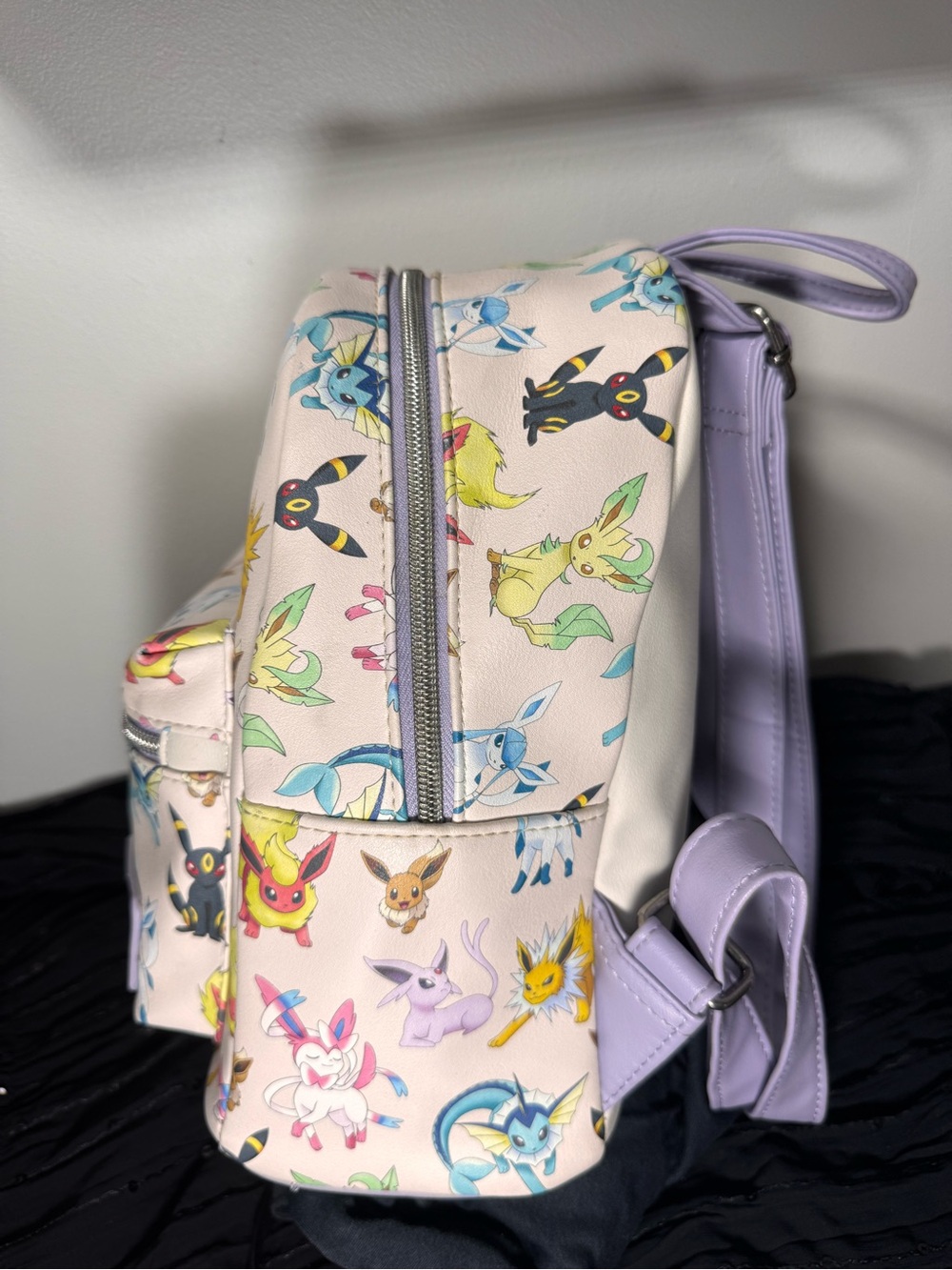 LOUNGEFLY POKEMON eevee evolutions EEVEELUTIONS water color MINI BACKPACK - Picture 10 of 16